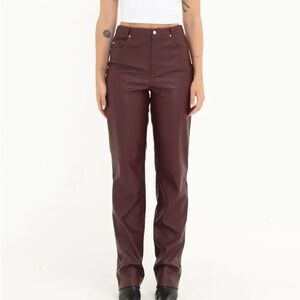 RUMORED MORRISON PANT IN BURGUNDY